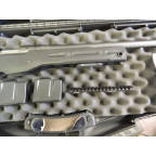 Accuracy International AT Folding Chassis System stock in Black Remington Varmint in 308