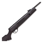 Webley VMX Spring Powered Air Rifle, Black Ambidextrous Polymer Stock 11.5 ft lbs .22 **One of Our Best Sellers**Package