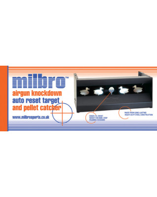 Milbro Knock Down Air Rifle Targets Metal